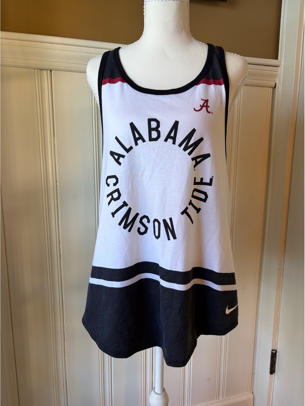 Nike Alabama Crimson Tide Women’s Racerback Tank Dress Medium Dri-FIT